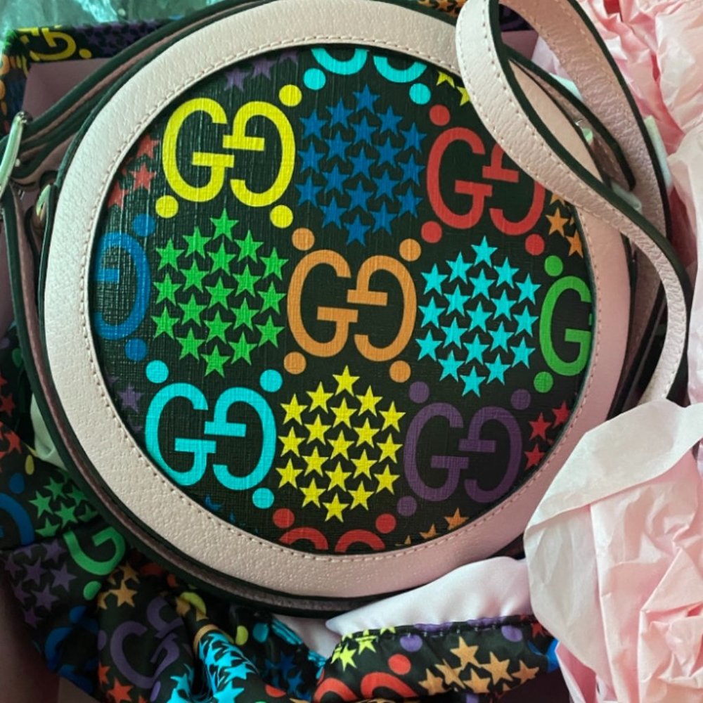 Gucci GG Psychedelic Round Shoulder Bag